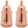 vidaXL Lampuntelineet 2 kpl Rose Gold E27