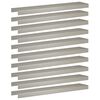 vidaXL Puutarhan reunusprofiili 10 kpl 100 x 20 x 5 cm