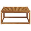 vidaXL 2 Kappale Ulkotilan keskisohva Tihe&auml; akasiapuu Luonnollinen