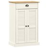 vidaXL Kenk&auml;kaappi VIGO valkoinen 60x35x96 cm t&auml;ysi m&auml;nty