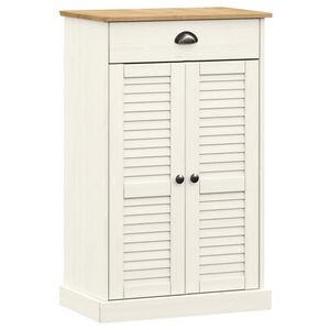 vidaXL Kenk&auml;kaappi VIGO valkoinen 60x35x96 cm t&auml;ysi m&auml;nty