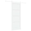 vidaXL Liukuovi ORKDAL 83 x 211 cm Tekninen puu valkoinen