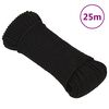 vidaXL Ty&ouml;k&ouml;ysi musta 4 mm 25 m polyesteri