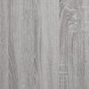 vidaXL Kirjahylly 3 tasoa harmaa Sonoma 100x33x108,5 cm tekninen puu