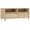 vidaXL TV-taso Sonoma-tammi 100x34,5x44,5 cm tekninen puu