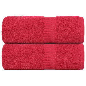 vidaXL Pesupyyhkeet SAMPAKKO 2 kpl Punainen 30x30 cm 360 gsm