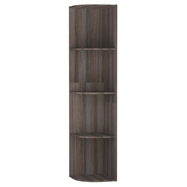 vidaXL Lattiakulmahylly harmaa/Sonoma-tammi 40x41,5x180 cm lastulevy