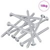 vidaXL Ruuvi 1000 kpl Hopea M6 x 100 mm Ter&auml;s