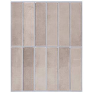 vidaXL Suorakulmainen laatta 10 kpl Beige kahvi 29 x 23 x 0,08 cm