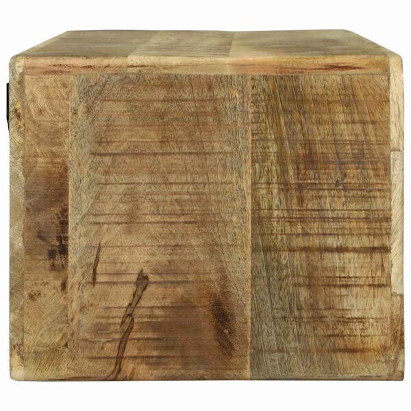 vidaXL TV-kaappi hyllyllä säilytystilassa Ruskea Täysi Mangopuu