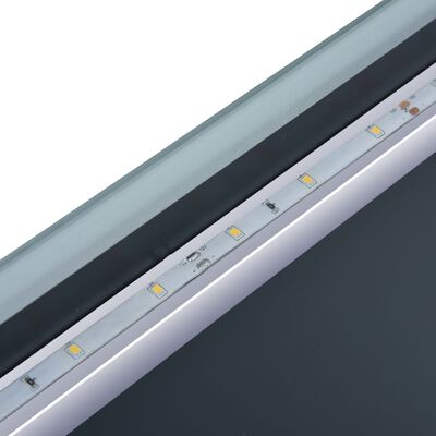 vidaXL Kylpyhuoneen LED-seinäpeili kosketussensorilla 80x60 cm
