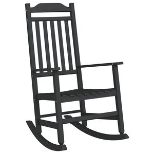 vidaXL Keinutuoli Musta 84 x 65 x 114 cm Hartsi
