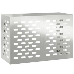 vidaXL Ilmastointilaitteen suoja Hopea 90 x 40 x 60 cm