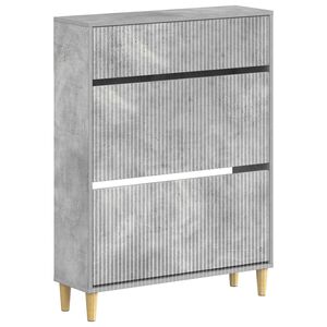 vidaXL Kenk&auml;kaappi ARNHEM 78 x 24 x 103 cm Tekninen puu Betoninharmaa