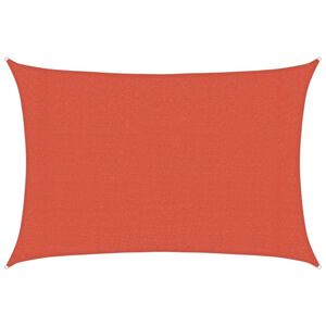 vidaXL Aurinkopurje 160 g/m&sup2; terrakotta 3x5 m HDPE