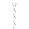vidaXL Punottu venek&ouml;ysi valkoinen 10 mm x 25 m polyesteri