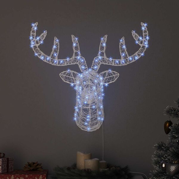 vidaXL Poro p&auml;&auml;hine Kylm&auml; valkoinen 68 x 36.5 x 62.5 cm Akryyli