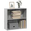 vidaXL Kirjahylly harmaa Sonoma 80x30x77 cm tekninen puu