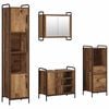 vidaXL Kylpyhuoneen kaappisetti 4 kpl Vanha puu 40 x 36 x 181 cm