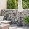 vidaXL Gabion-kivikori kansilla galvanoitu teräs 600x50x150 cm