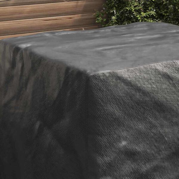 vidaXL Huonekalusuojus Yksiv&auml;rinen Musta 116 x 100 x 120 cm 600D