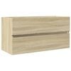 vidaXL Allaskaappi Sonoma-tammi 90x38,5x45 cm lastulevy