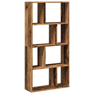 vidaXL Kirjahylly vanha puu 60x20x120,5 cm tekninen puu