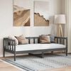 vidaXL P&auml;iv&auml;vuode harmaa t&auml;ysi m&auml;nty 90x200 cm