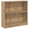 vidaXL Kirjahylly artesaani tammi 80x24x76 cm tekninen puu