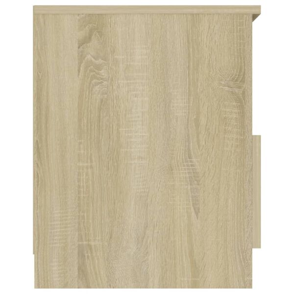 vidaXL Yöpöytä Sonoma-tammi 40x40x50 cm tekninen puu