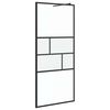vidaXL K&auml;velykylpyhuoneen sein&auml; Musta 90 x 195 x 0,5 cm