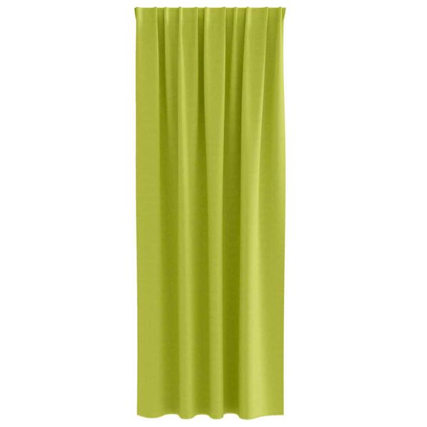 vidaXL Piment&auml;v&auml; verho renkailla 2 pcs Vihre&auml; 245 x 140 cm Polyesteri