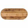 vidaXL P&ouml;yt&auml;levy 110x40x2,5 cm ovaali t&auml;ysi karkea mangopuu