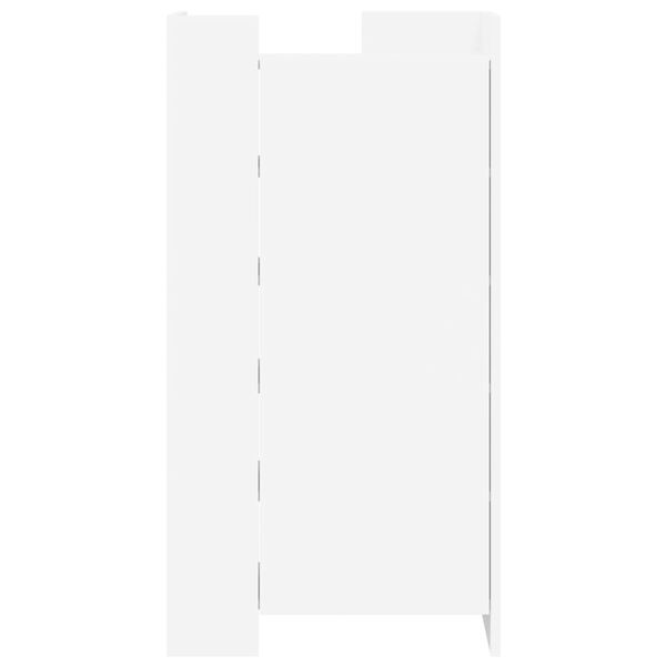 vidaXL Kenkäkaappi valkoinen 52x37,5x100 cm tekninen puu