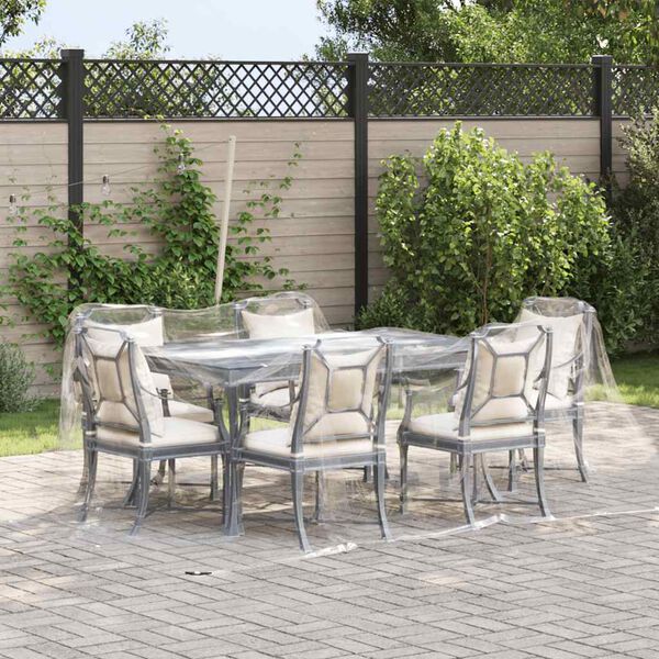 vidaXL Kirkas pressu rengaskaihtimilla 3x3 m PVC