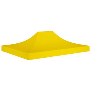 vidaXL Juhlateltan katto 4,5x3 m keltainen 270 g/m&sup2;