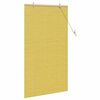 vidaXL Rullaverho verhoilla Keltainen 80 x 160 cm Bambu