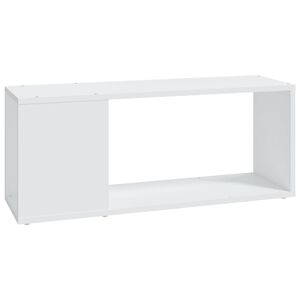 vidaXL TV-taso valkoinen 80x24x32 cm tekninen puu