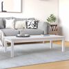 vidaXL Sohvap&ouml;yt&auml; valkoinen 110x50x30 cm t&auml;ysi m&auml;nty