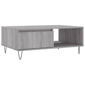 vidaXL Sohvap&ouml;yt&auml; harmaa Sonoma 90x60x35 cm tekninen puu