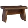 vidaXL Jakkara Luonnollinen 29 x 20 x 17 cm Mahogany-puu
