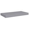 vidaXL Kelluvat seinähyllyt 4 kpl harmaa 50x23x3,8 cm MDF