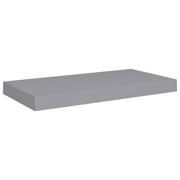 vidaXL Kelluvat seinähyllyt 4 kpl harmaa 50x23x3,8 cm MDF