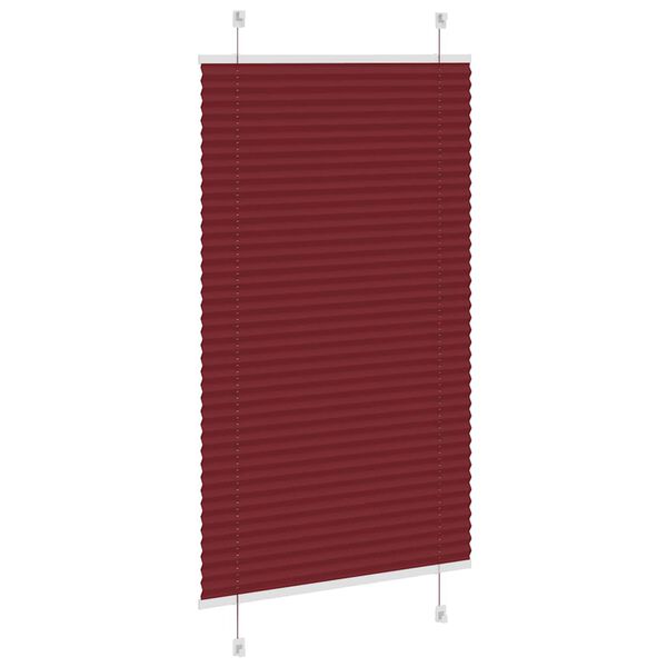 vidaXL laskostettu blind Bordeaux Red 80x150 cm Kankaan leveys