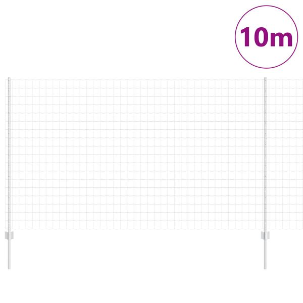 vidaXL Aita ja Tuki Hopea 1,4 x 10 m Ter&auml;s