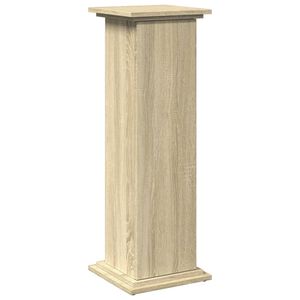 vidaXL Esittelyteline s&auml;ilytystila Sonoma 31x30x90 cm tekninen puu