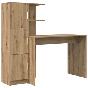 vidaXL P&ouml;yt&auml; Artisan tammi 133.5 x 50 x 124 cm 2 kpl