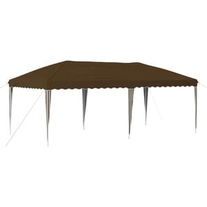 vidaXL Pop-up Juhlateltta 575 x 290 x 245 cm Taupe