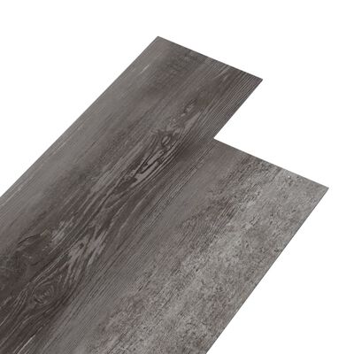 vidaXL PVC-lattialankut ei-itsekiinnittyvä 4,46 m² 3mm raidallinen puu