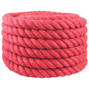 vidaXL Juuttinaru 40 mm Punainen 100% Tossa juutti